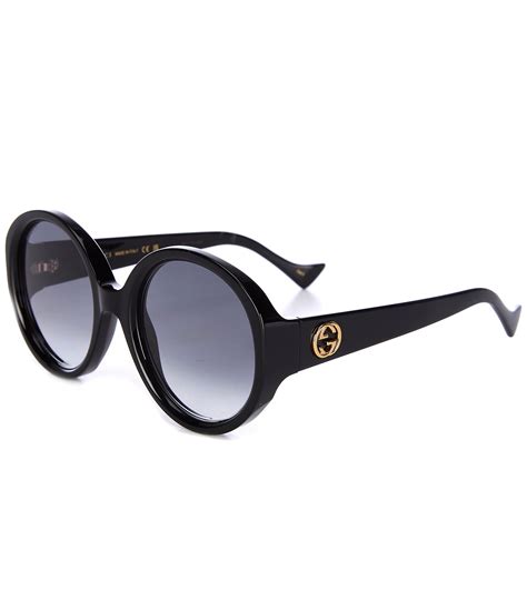 gucci women's round sunglasses 56mm